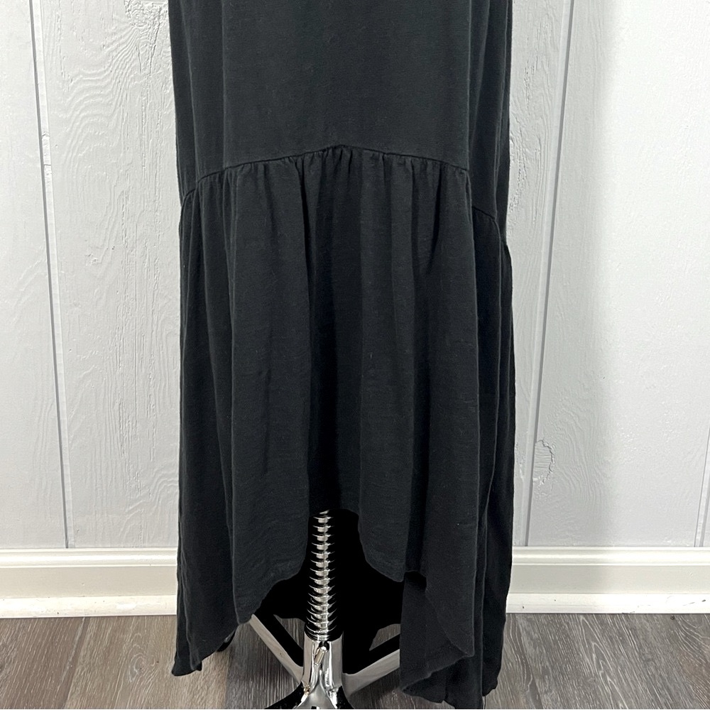 💜 Roxy - Black High-Low Skirt - Size Small - Boho Maxi Skirt - EUC - Picture 5 of 7
